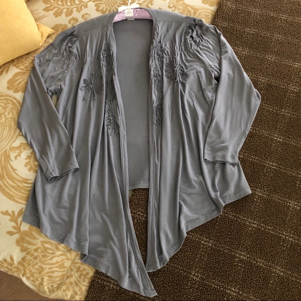 Design History Lightweight Open Drape Cardigan - image 1